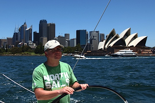 Peter Gustafsson sailing J/111 Sydney blur.se