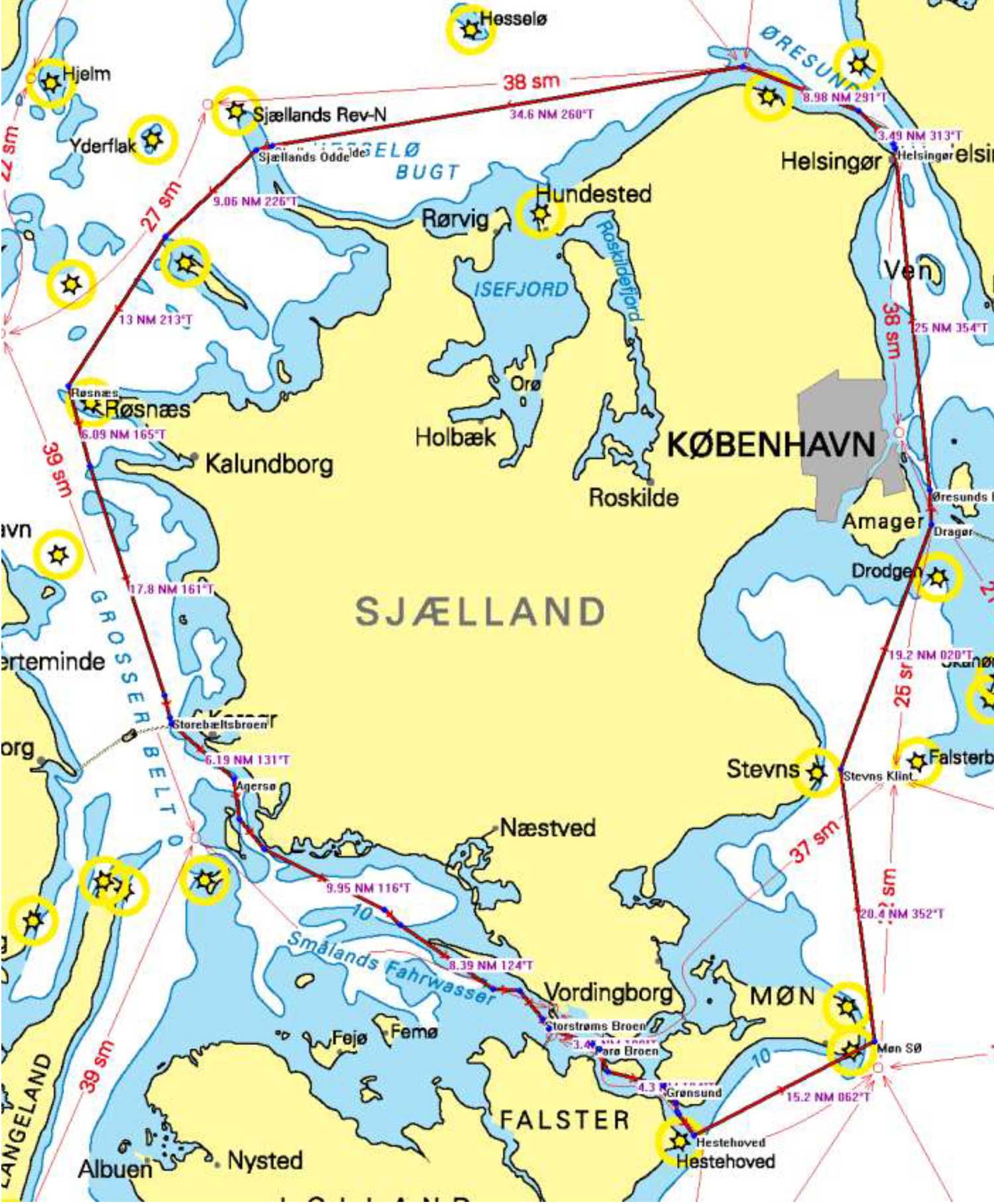 Blur seglar Sjælland Rundt