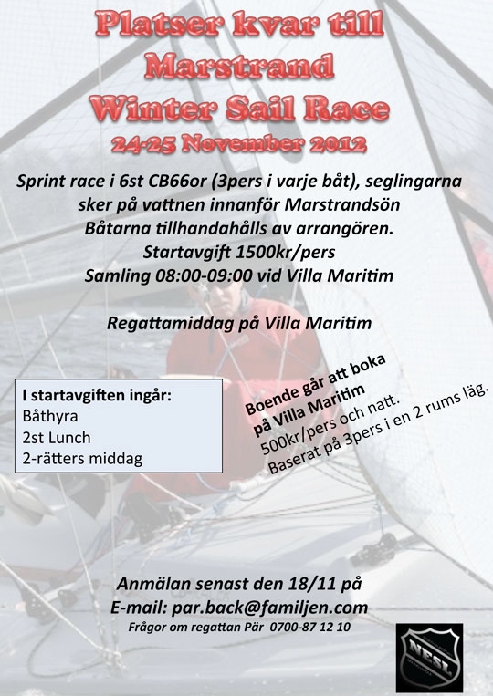Marstrand Winter Sail Race 24-25/11