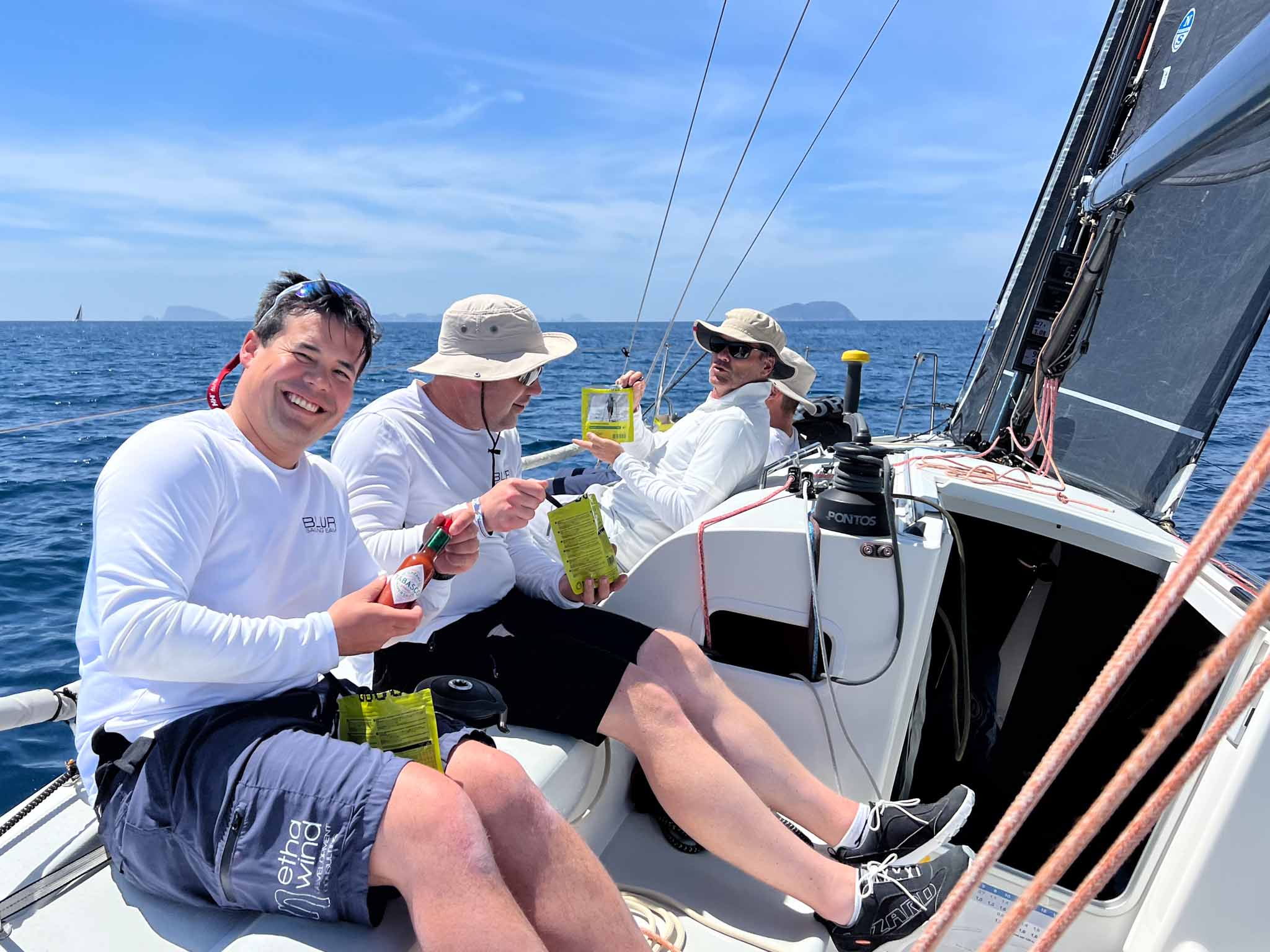 Eat to go fast: simple offshore nutrition