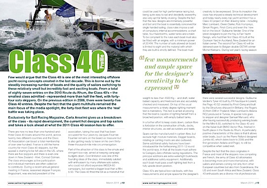 Sail Racing Magazine | mars 2011